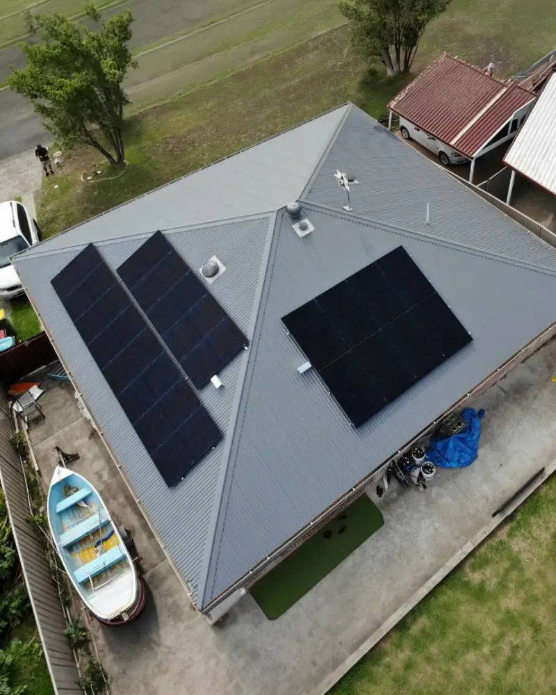 Solar Panels installed on house